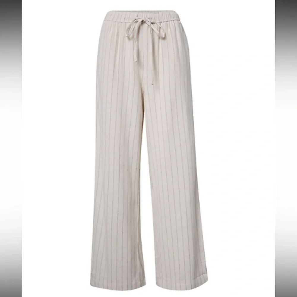 Skies are Blue Stripe Pull On Pants Beige 1X‎ New With Tags Stitch Fix - Picture 4 of 6